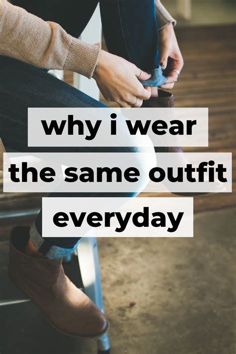 It may cause body acne. . Wearing the same clothes everyday depression